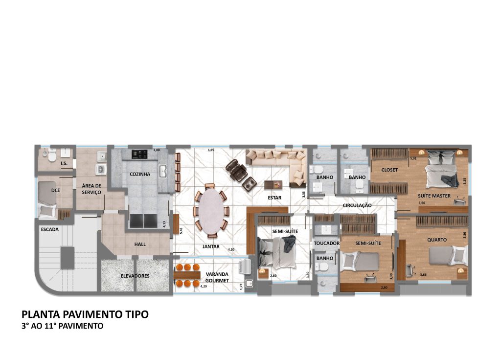 Serra – Lançamento 3 e 4 quartos